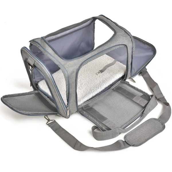 Airline-Approved Soft-Sided Pet Travel Backpack – For Small Dogs & Cats - Image 2