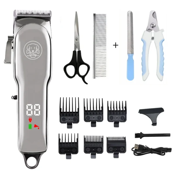 Professional Pet Grooming Kit – Hair Clippers & Trimmer Set for Dogs, Cats, and Small Animals - Image 5