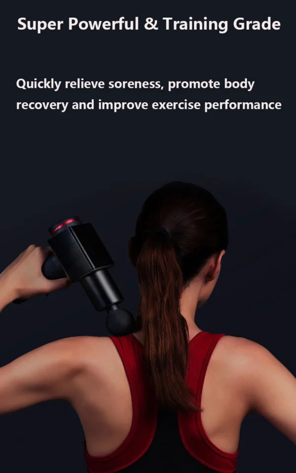 220W Deep Tissue Massage Gun – Professional Muscle Massager for Recovery, Pain Relief & Fitness (30KG Force) - Image 7