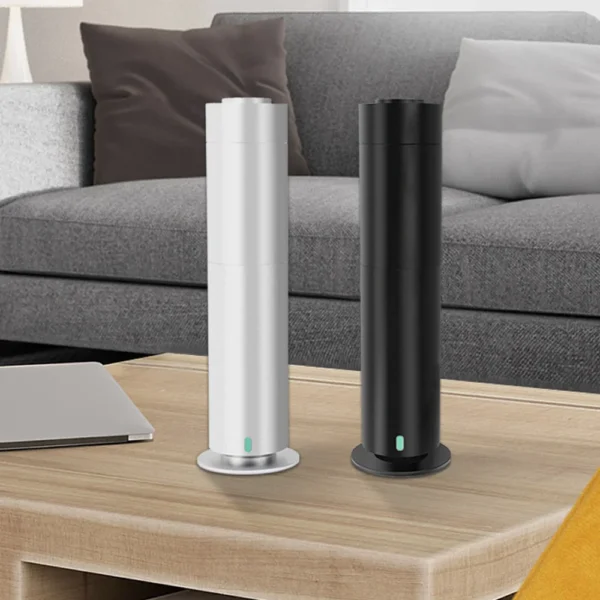 120ml Modern Metal Tower Aroma Diffuser – Remote-Controlled Essential Oil Scent Machine - Image 6