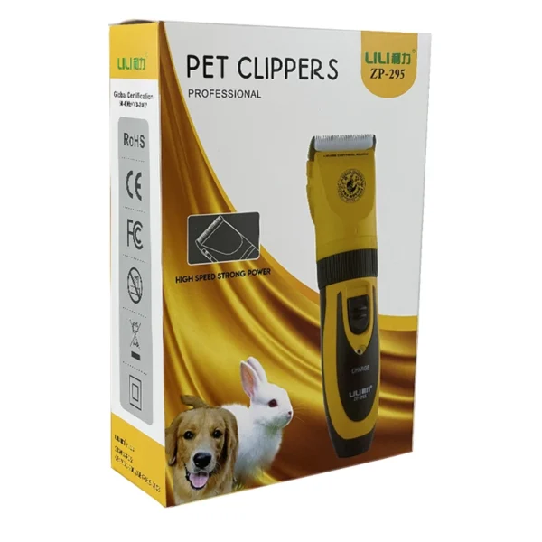 LILI ZP295™ Professional Pet Hair Clippers – 35W Quiet Grooming Trimmer for Dogs & Cats - Image 5