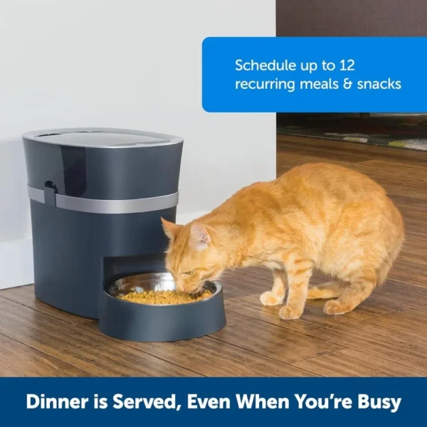 Smart Programmable Pet Feeder – Battery Backup Auto Dispenser for Cats & Dogs - Image 2