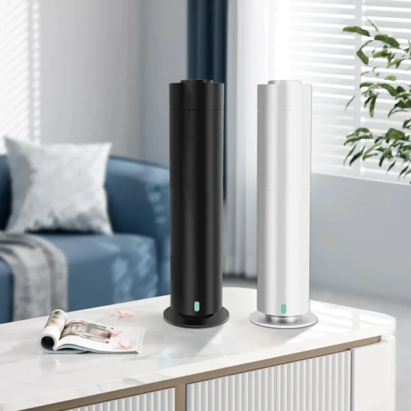 120ml Modern Metal Tower Aroma Diffuser – Remote-Controlled Essential Oil Scent Machine - Image 3