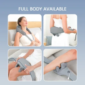 Wireless Neck & Back Massager – Portable Kneading Massage Shawl for Neck, Shoulders & Cervical Relief