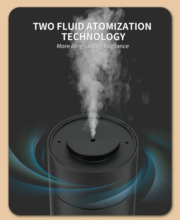 120ml Modern Metal Tower Aroma Diffuser – Remote-Controlled Essential Oil Scent Machine - Image 9